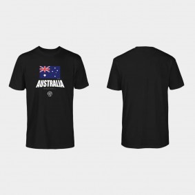 Men's Australia Baseball Black 2023 World Baseball Classic T-Shirt