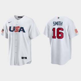 Will Smith Los Angeles Dodgers 2023 World Baseball Classic USA Replica Jersey - White