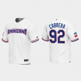 Genesis Cabrera Dominican Republic Baseball 2023 World Baseball Classic Replica Jersey - White