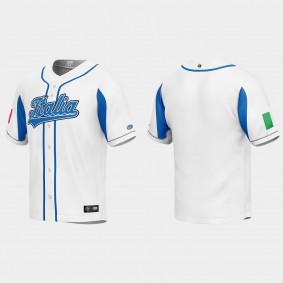 Italy Baseball 2023 World Baseball Classic Jersey - White