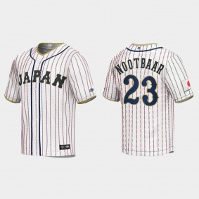 Lars Nootbaar Japan Baseball 2023 World Baseball Classic Jersey - White