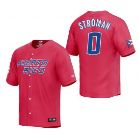 Marcus Stroman Puerto Rico Baseball Red 2023 World Baseball Classic Replica Jersey