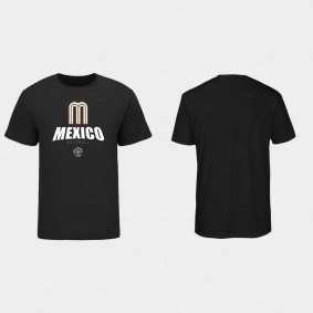 Men's Mexico Baseball Black 2023 World Baseball Classic T-Shirt