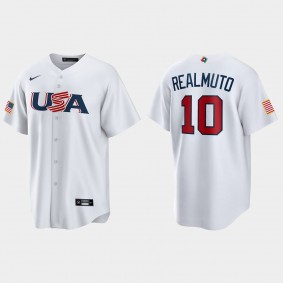 J.T. Realmuto Philadelphia Phillies 2023 World Baseball Classic USA Replica Jersey - White