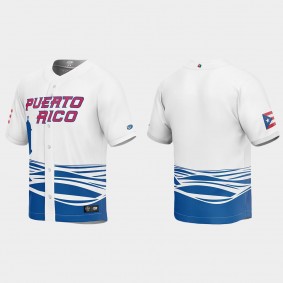 Puerto Rico Baseball 2023 World Baseball Classic Jersey - White