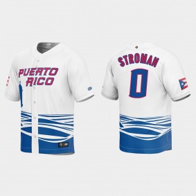 Marcus Stroman Puerto Rico Baseball 2023 World Baseball Classic Jersey - White