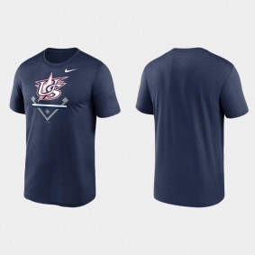 Men's USA Baseball Navy 2023 World Baseball Classic Icon Legend T-Shirt
