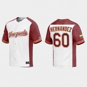 Darwinzon Hernandez Venezuela Baseball 2023 World Baseball Classic Replica Jersey - White