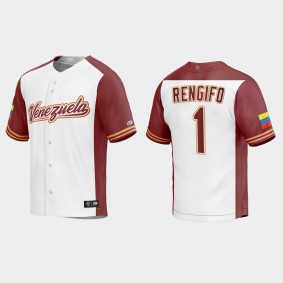 Luis Rengifo Venezuela Baseball 2023 World Baseball Classic Replica Jersey - White
